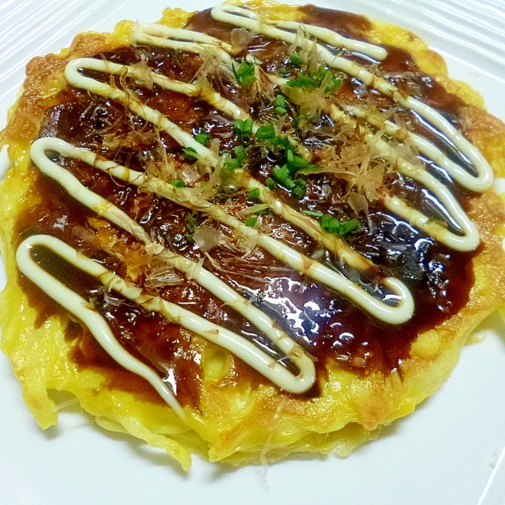 キャベツの代わりに 大根でアレンジお好み焼き レシピ 作り方 By みずたまsweet 楽天レシピ